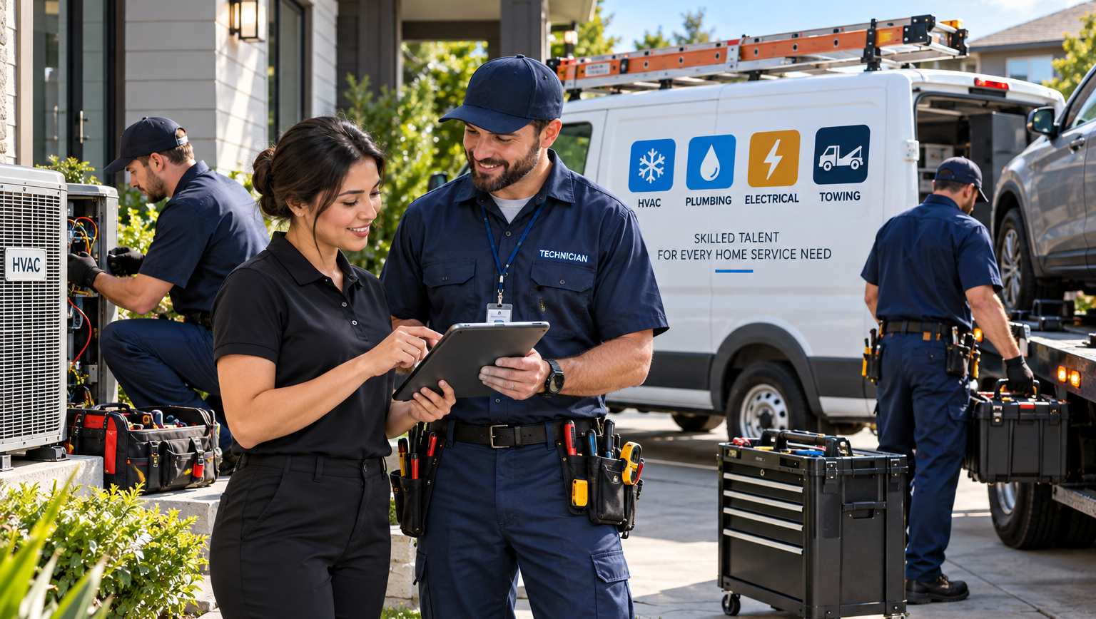 Home Services (HVAC, Plumbing, Electrical, Towing)
